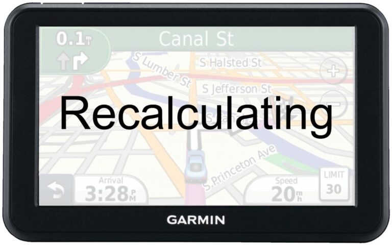 recalculating image